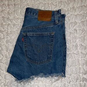Levi’s 501 premium denim cutoff shorts. Size 27!